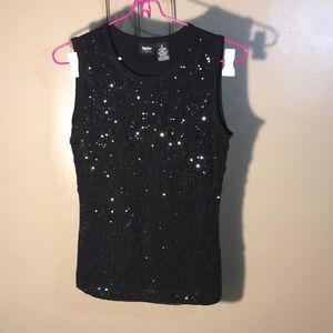 Mossimo Black sequins top